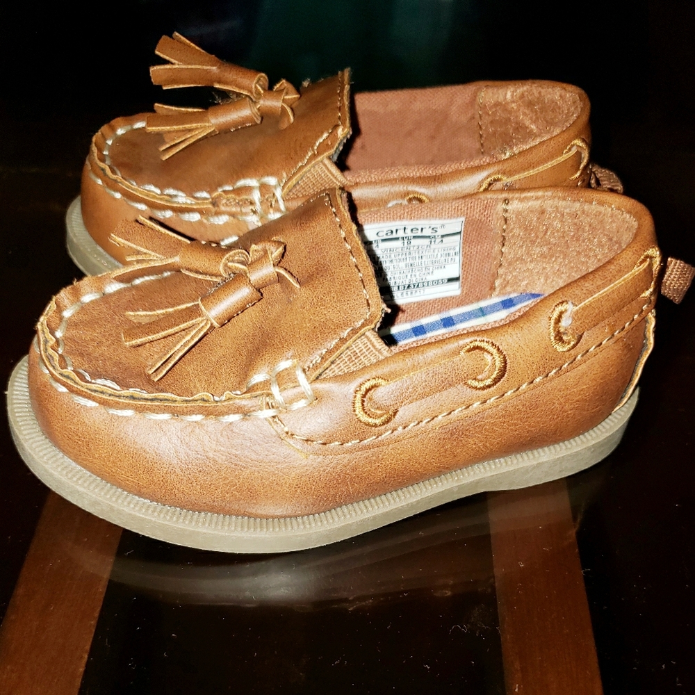 Brown dress shoes